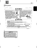 Preview for 11 page of Yamaha 2005 WaveRunner FX Cruiser High Output Owner'S/Operator'S Manual