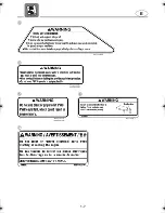 Preview for 12 page of Yamaha 2005 WaveRunner FX Cruiser High Output Owner'S/Operator'S Manual