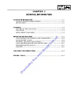 Предварительный просмотр 6 страницы Yamaha 2005 YP400T Service Manual