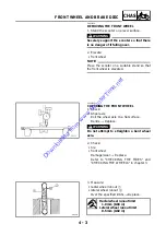 Предварительный просмотр 136 страницы Yamaha 2005 YP400T Service Manual