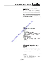 Предварительный просмотр 143 страницы Yamaha 2005 YP400T Service Manual