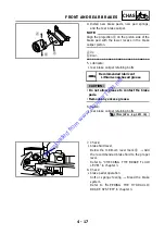 Предварительный просмотр 150 страницы Yamaha 2005 YP400T Service Manual