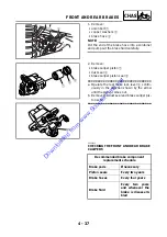 Предварительный просмотр 170 страницы Yamaha 2005 YP400T Service Manual