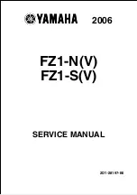 Предварительный просмотр 1 страницы Yamaha 2006 FZ1-N Service Manual