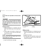 Preview for 46 page of Yamaha 2006 GRIZZLY 125 Owner'S Manual