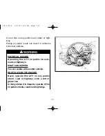 Preview for 70 page of Yamaha 2006 GRIZZLY 125 Owner'S Manual