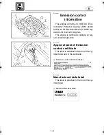 Preview for 8 page of Yamaha 2006 WaveRunner FX Cruiser High Output Owner'S/Operator'S Manual