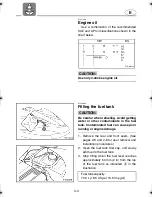 Preview for 70 page of Yamaha 2006 WaveRunner FX Cruiser High Output Owner'S/Operator'S Manual