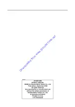 Preview for 2 page of Yamaha 2006 XF50W Service Manual