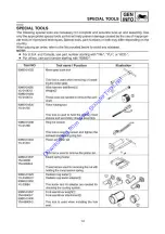 Предварительный просмотр 15 страницы Yamaha 2006 XF50W Service Manual