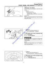 Preview for 123 page of Yamaha 2006 XF50W Service Manual