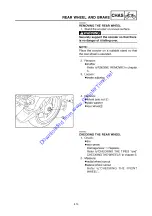 Предварительный просмотр 130 страницы Yamaha 2006 XF50W Service Manual