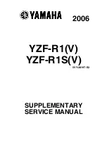 Yamaha 2006 YSF-R1(V) Supplementary Service Manual preview