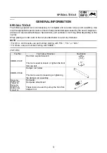 Предварительный просмотр 9 страницы Yamaha 2006 YSF-R1(V) Supplementary Service Manual