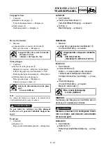 Предварительный просмотр 389 страницы Yamaha 2006 YZ85 Owner'S Service Manual