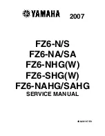 Yamaha 2007 FZ6-N Service Manual предпросмотр