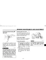 Preview for 79 page of Yamaha 2008 Fazer FZ1-N Owner'S Manual