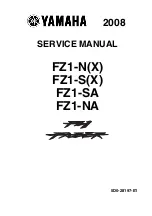 Yamaha 2008 Fazer FZ1-N Service Manual preview