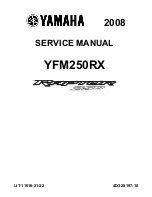 Yamaha 2008 Raptor 250 Service Manual preview