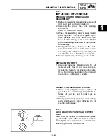 Предварительный просмотр 17 страницы Yamaha 2008 Raptor 250 Service Manual