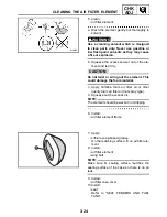 Предварительный просмотр 85 страницы Yamaha 2008 Raptor 250 Service Manual