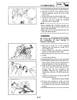 Предварительный просмотр 129 страницы Yamaha 2008 Raptor 250 Service Manual