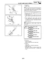 Предварительный просмотр 140 страницы Yamaha 2008 Raptor 250 Service Manual