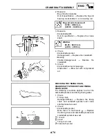 Предварительный просмотр 190 страницы Yamaha 2008 Raptor 250 Service Manual