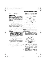 Preview for 73 page of Yamaha 2008 WaveRunner VX Owner'S Manual