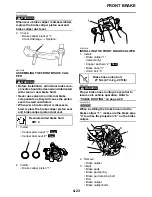 Предварительный просмотр 124 страницы Yamaha 2009 Raptor 250 Service Manual