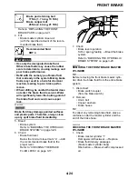 Preview for 125 page of Yamaha 2009 Raptor 250 Service Manual