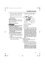 Предварительный просмотр 85 страницы Yamaha 2009 Wave Runner Operator'S Manual