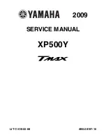 Yamaha 2009 XP500Y TMAX Service Manual preview