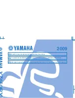 Yamaha 2009 YZ450F Owner'S Manual предпросмотр