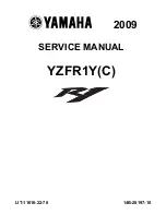 Yamaha 2009 YZF-R1Y Service Manual предпросмотр