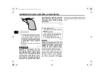 Preview for 38 page of Yamaha 2009 YZF-R1Z Owner'S Manual