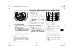 Preview for 93 page of Yamaha 2009 YZF-R1Z Owner'S Manual