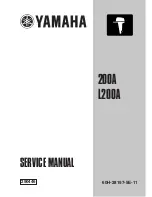 Предварительный просмотр 1 страницы Yamaha 200A Service Manual