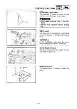 Предварительный просмотр 25 страницы Yamaha 2010 YZ250F Owner'S Service Manual