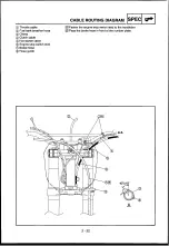 Предварительный просмотр 55 страницы Yamaha 2010 YZ250F Owner'S Service Manual