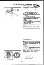 Предварительный просмотр 66 страницы Yamaha 2010 YZ250F Owner'S Service Manual