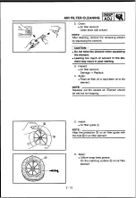 Предварительный просмотр 67 страницы Yamaha 2010 YZ250F Owner'S Service Manual