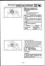 Preview for 95 page of Yamaha 2010 YZ250F Owner'S Service Manual