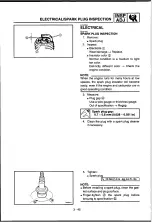 Preview for 101 page of Yamaha 2010 YZ250F Owner'S Service Manual