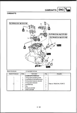 Предварительный просмотр 124 страницы Yamaha 2010 YZ250F Owner'S Service Manual