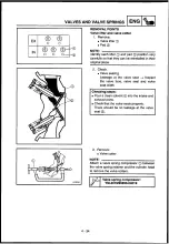 Предварительный просмотр 136 страницы Yamaha 2010 YZ250F Owner'S Service Manual