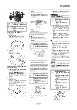 Предварительный просмотр 61 страницы Yamaha 2011 YZ250 Owner'S Manual