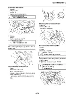 Preview for 176 page of Yamaha 2011 YZ250FA Owner'S Service Manual