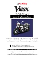 Предварительный просмотр 1 страницы Yamaha 2013 VMAX Assembly Instructions Manual