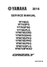 Yamaha 2016 Grizzly yf700gg Service Manual preview